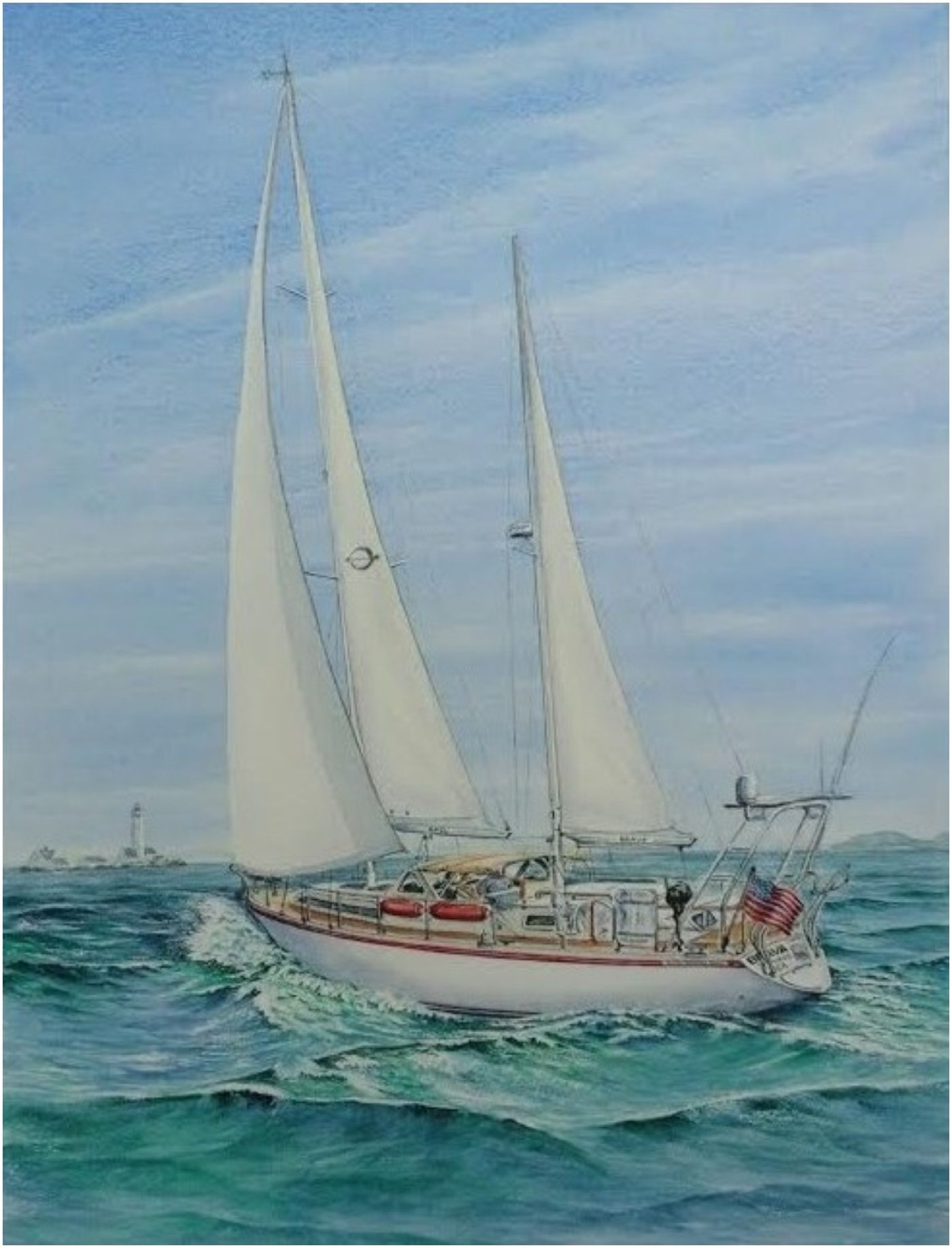 Watercolour Magic - Yacht Portraits